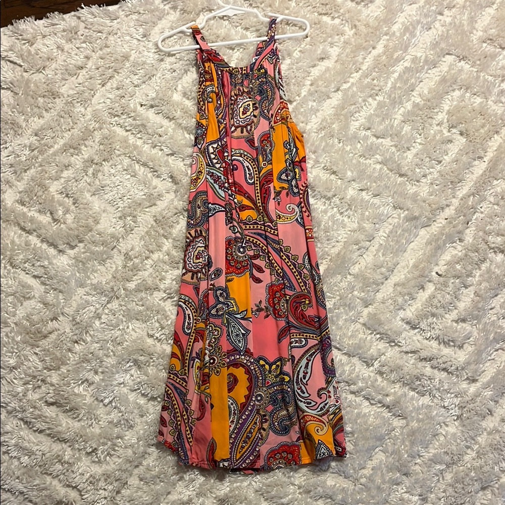 Old Navy Orange Pink Sundress NO STAINS